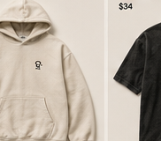 Heavyweight hoodie bone
