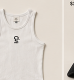 Women’s rib tank white